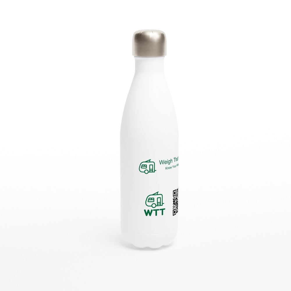 White Stainless Steel Water Bottle